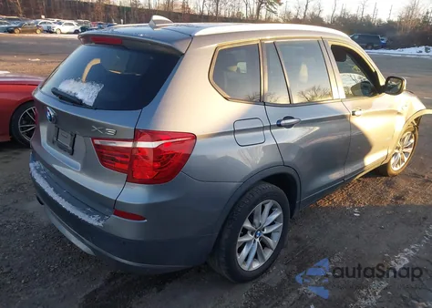 2013 BMW X3 xDrive28I из США, поврежденный, VIN 5UXWX9C53D0A15293